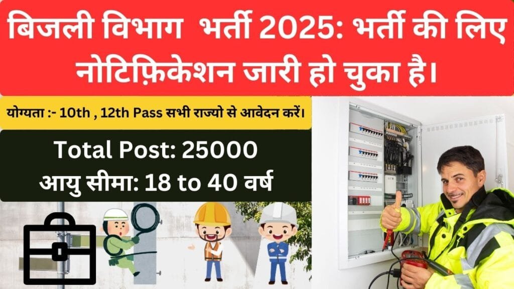 Vidyut Vibhag Vacancy 2025