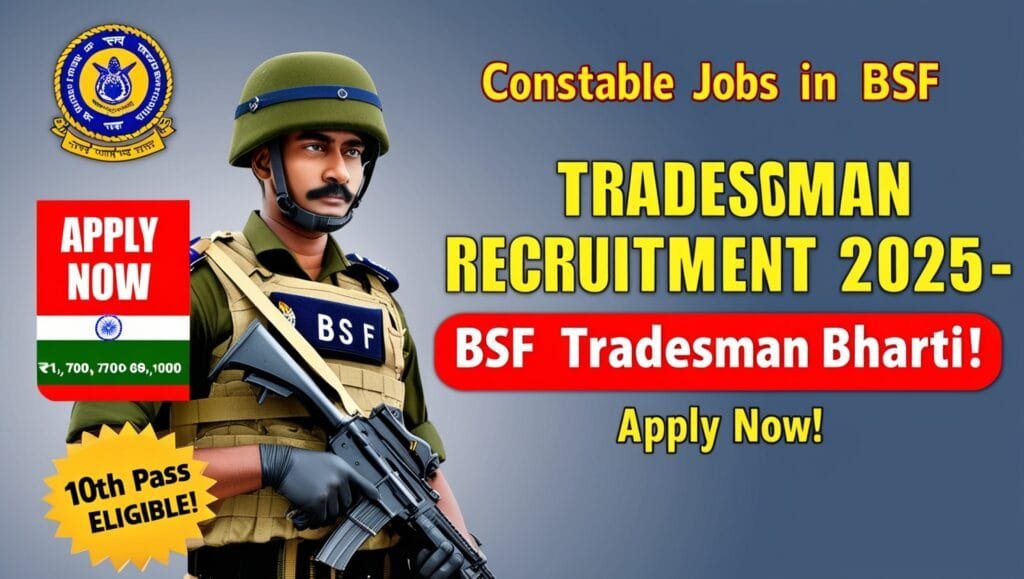 BSF_Tradesman_Recruitment_2025_Apply_No_3